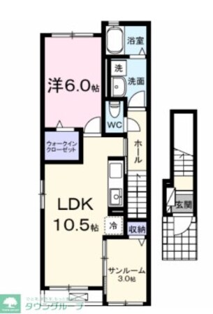 カメリヤウッドの物件間取画像
